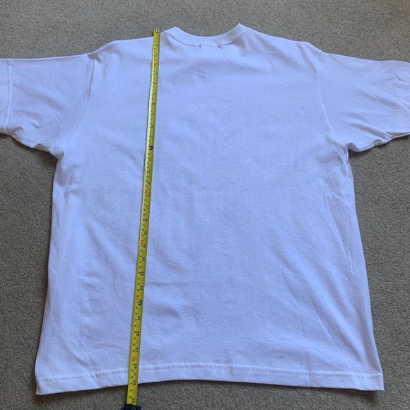 Vintage White Edmonton Alberta Canada Adult Large 3D Moose Aztec Metropolitan - Picture 4 of 6